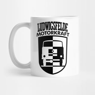 IFA Ludwigsfelde Motorkraft Coat of Arms (black) Mug